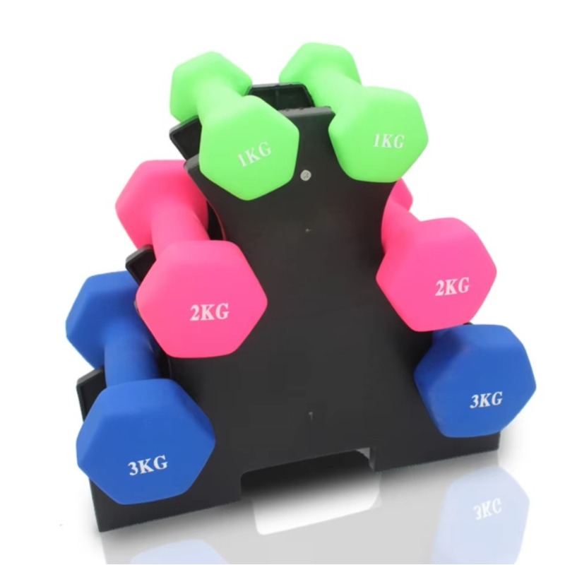 Home Gym Usa - 3段ダンベル収納ラック ホームジム用品 高耐久スチール製 安定性と耐久性に優れたウェイトツリー構造 室内フィットネス用
