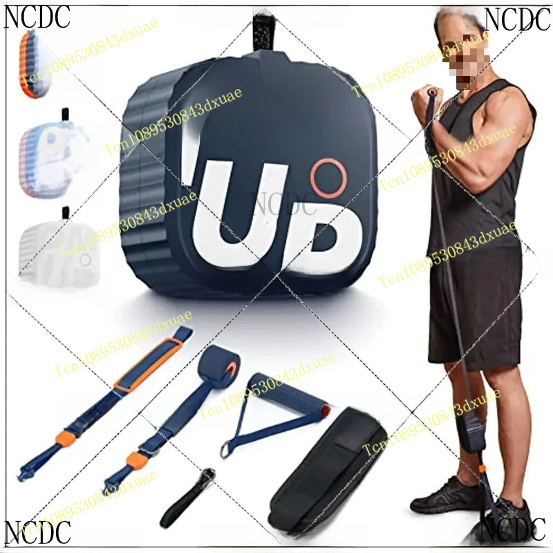 Home Gym Mini - ホームフィットネス機器 4.4-44ポンド調整可能抵抗バンド ポータブルポケットジムシステム UNITREE PUMP アプリ対応