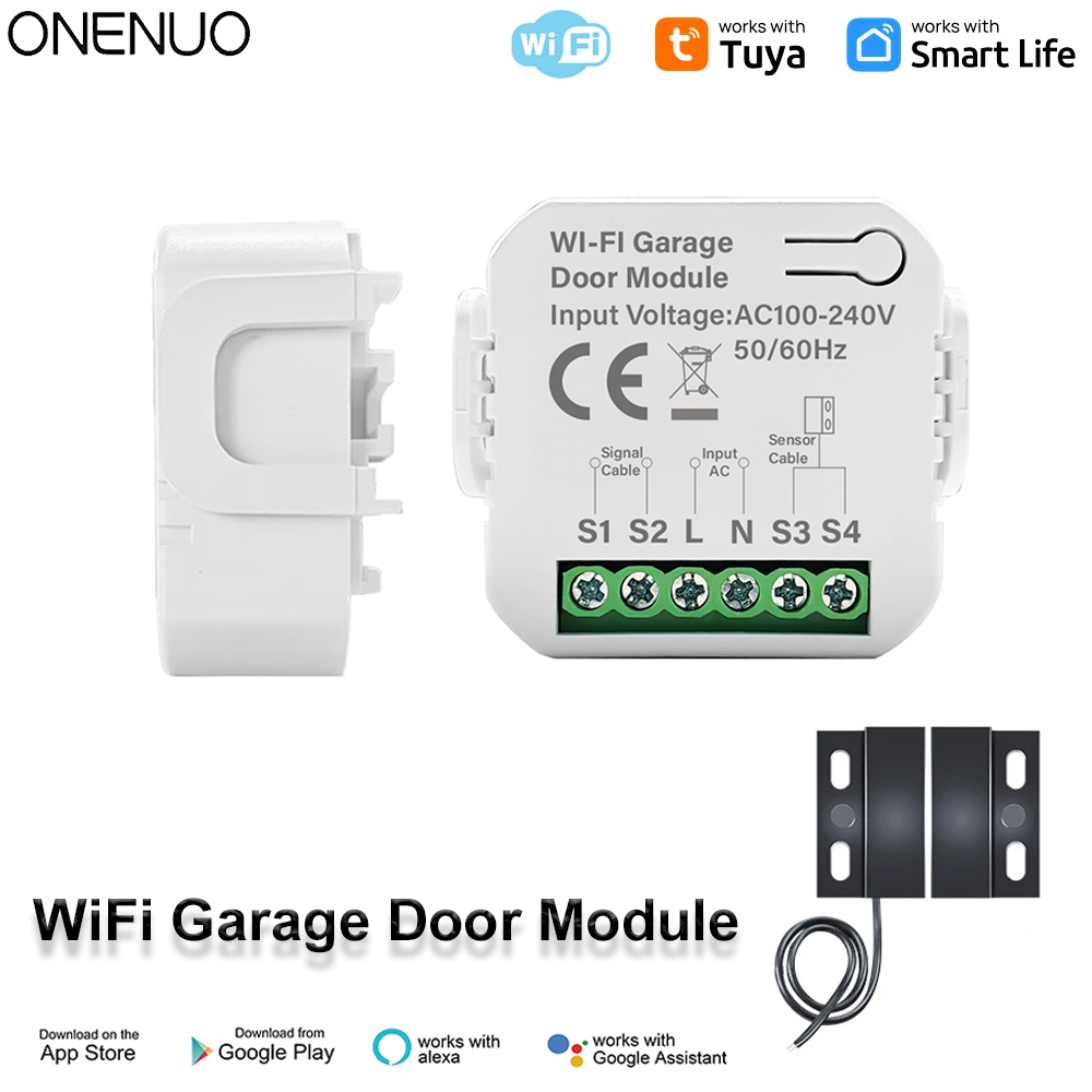 Home Gym Garage - スマート Tuya WiFi ガレージドアスイッチ ドア開閉 スマートライフアプリコントローラー