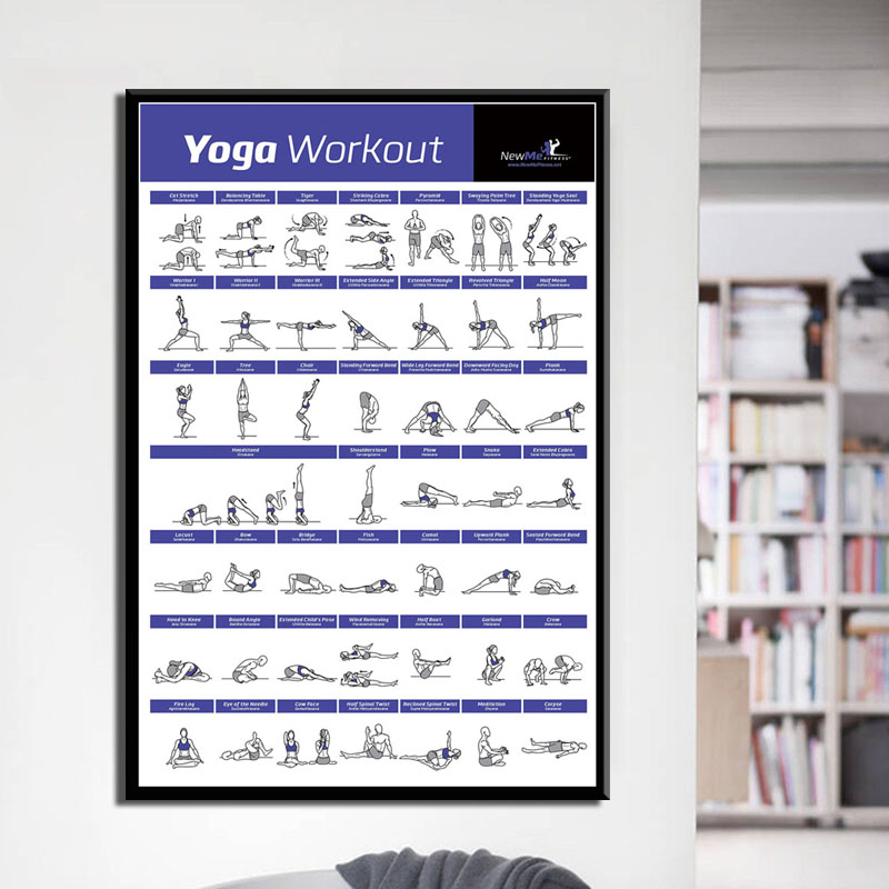 Home Gym York - ボディワークアウトトレーニングチャート、エクササイズホームジムフィットネスボディビルディングアートキャンバスポスタープリントウォールホームデコレーション