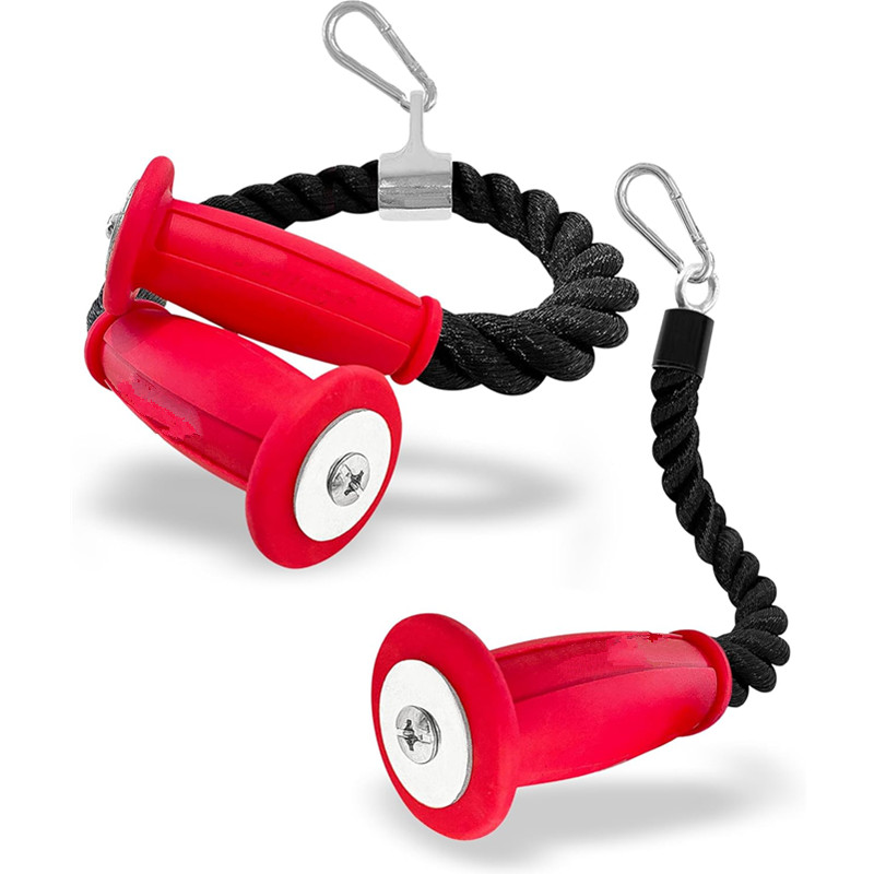 Home Gym Mini - 人間工学に基づいた上腕三頭筋ロープノンスリップケーブルアタッチメントジムまたは家庭用フィットネスボディ機器ボディービルエクササイズジムトレーニング用