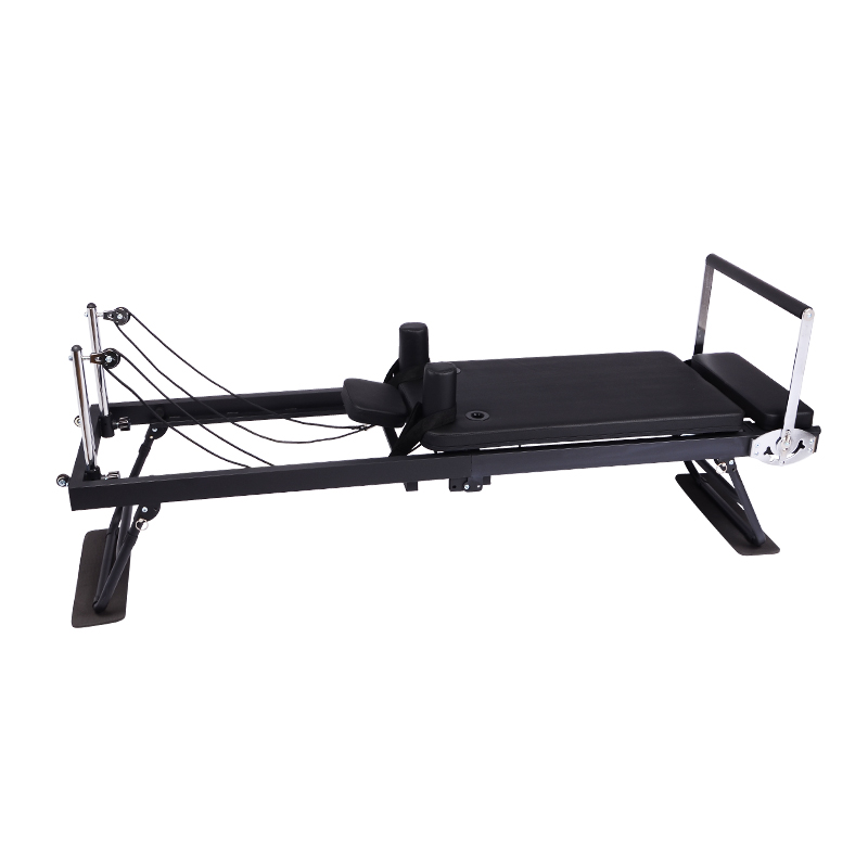 Home Gym Pilates - プロフェッショナルピラティスリフォーマーマシン、デュアルフォース調整機能付き折りたたみ式ピラティスコアベッド（ホームジム用）