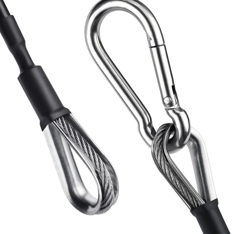 Home Gym Leg Extension - 1/2 個ジムケーブル延長 Bowflex ホームジムアクセサリーと互換性 LAT/上腕三頭筋プルダウンとレッグエクステンションマシン 25
