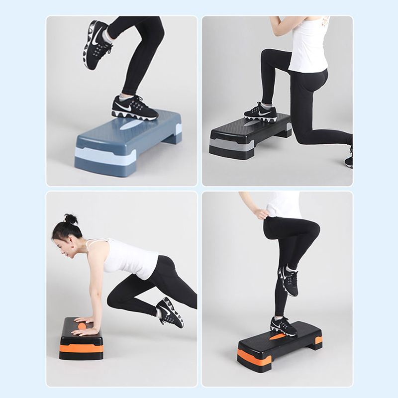 Home Gym No Equipment - 調節可能な二層調節可能なフィットネストレッドミルジムペダルホーム有酸素フィットネスエクササイズフィットネス機器の高さ