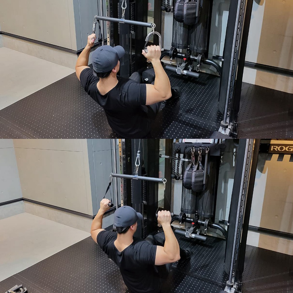 Home Gym No Equipment - 上腕二頭筋プルバー,ホームジム,ボディービル機器,トレーニングアクセサリー,プルダウンストレートバー