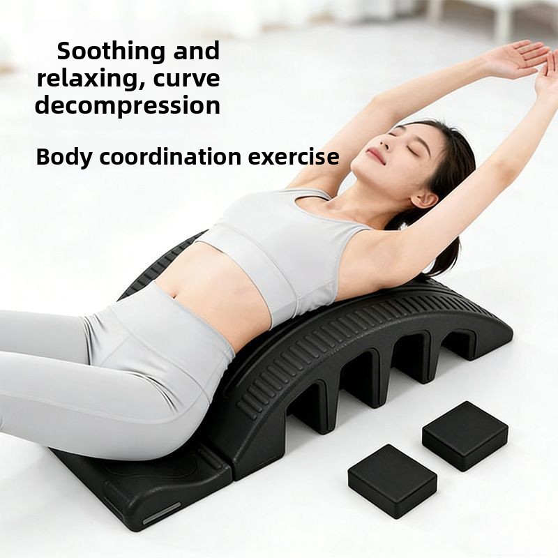 Home Gym Pilates - ピラティスアップグレード版背骨矯正器、腰椎ストレッチ、腰椎エクササイズ、ヨガ器具、背筋トレーナー、フィットネス＆ボディビルディング