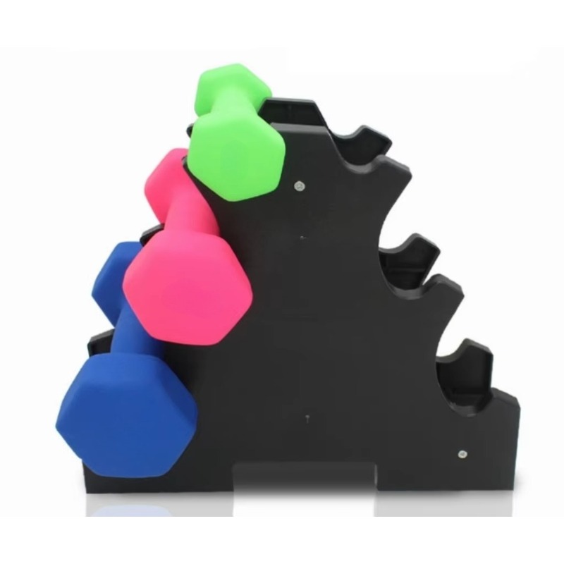 3段ダンベル収納ラック ホームジム用品 高耐久スチール製 安 - Home Gym Usa のレビューと価格