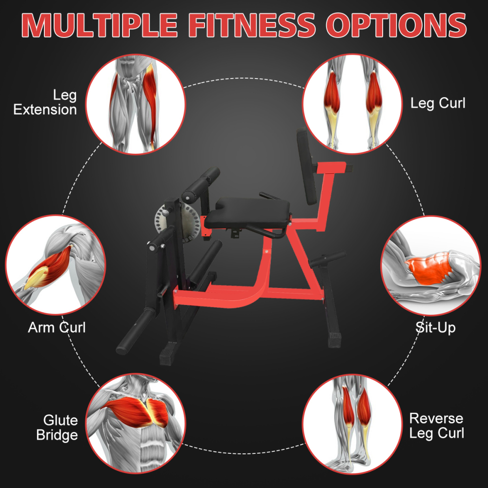 調整可能なレッグエクステンション＆カールマシン、下半身トレー - Home Gym Leg Extension のレビューと価格