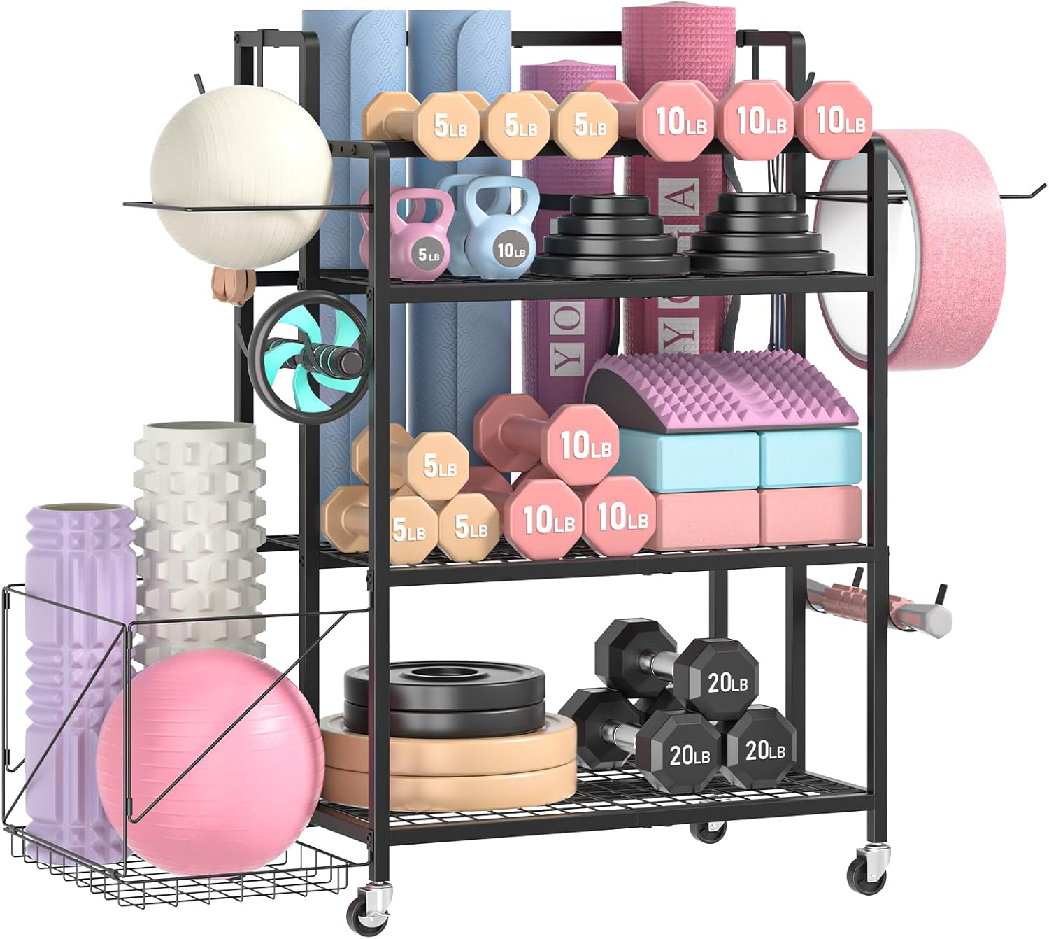 ホームジム収納、材質・色指定なし、ダンベル、ケトルベル、トレ - Home Gym Equipments のレビューと価格