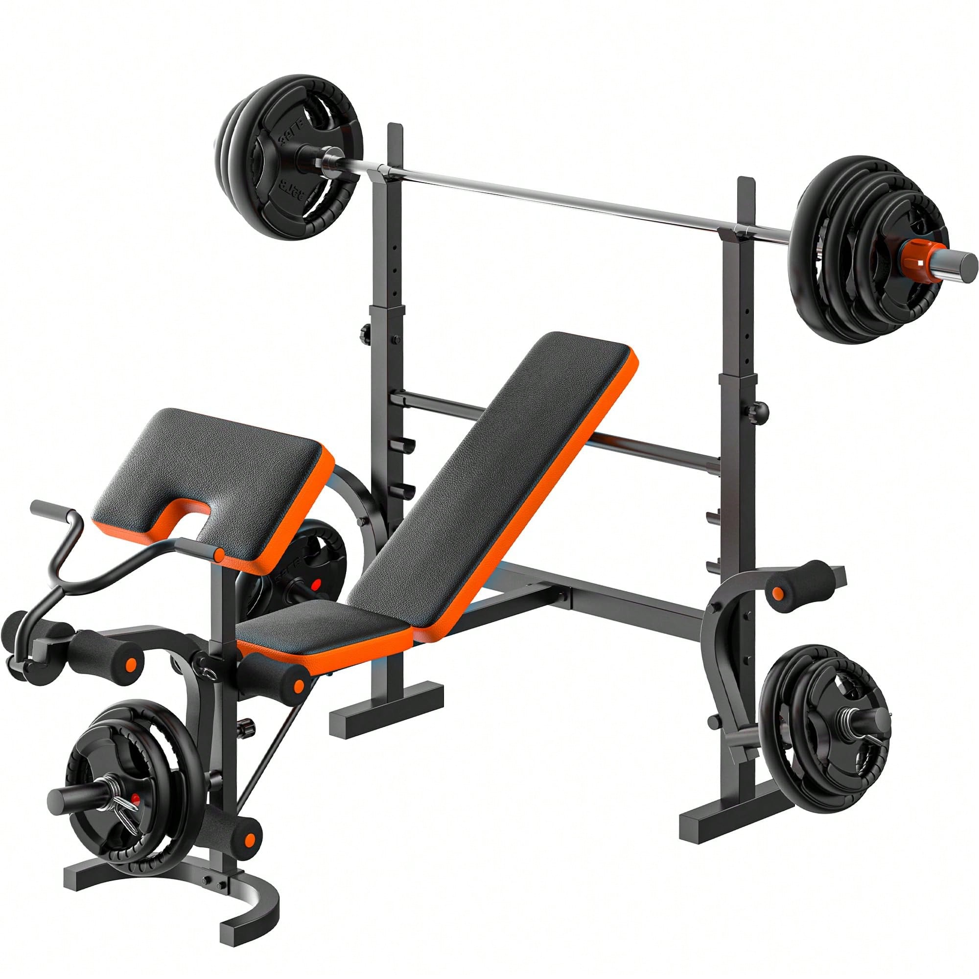 GIKPAL ウェイトベンチ、レッグエクステンション付きベン - Home Gym Leg Extension のレビューと価格