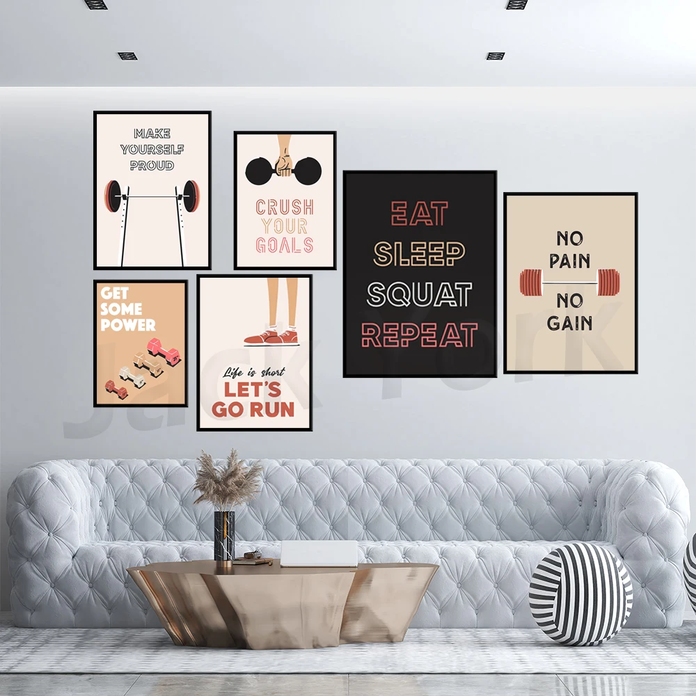 ホームジムウォールアート、ギャラリーウォールプリント、ジムプ - Home Gym York のレビューと価格