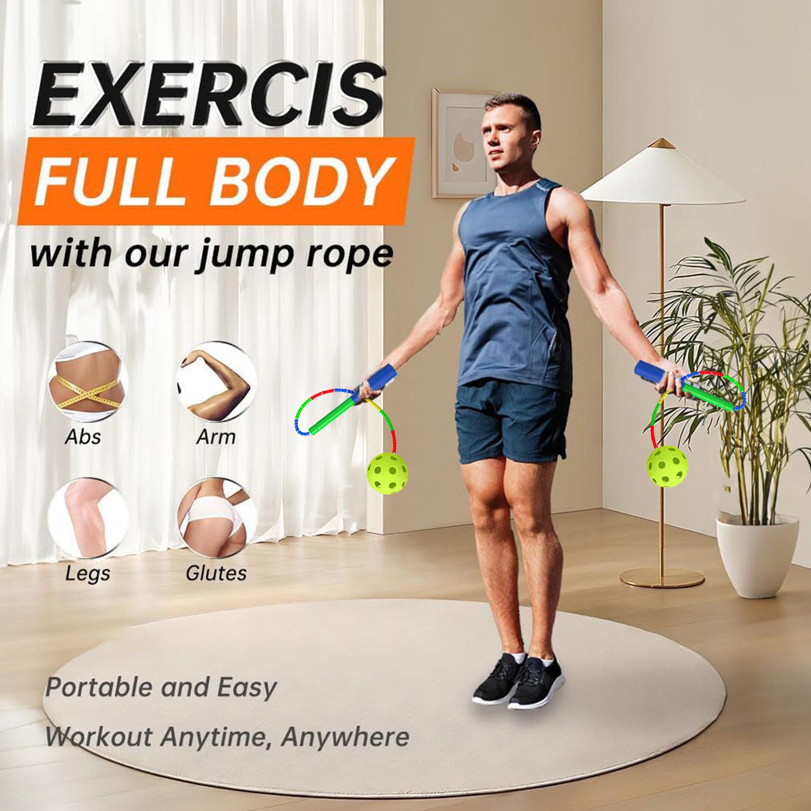 コードレスボール付き縄跳び、ワークアウト器具、ジム、エクササ - Home Gym No Equipment のレビューと価格
