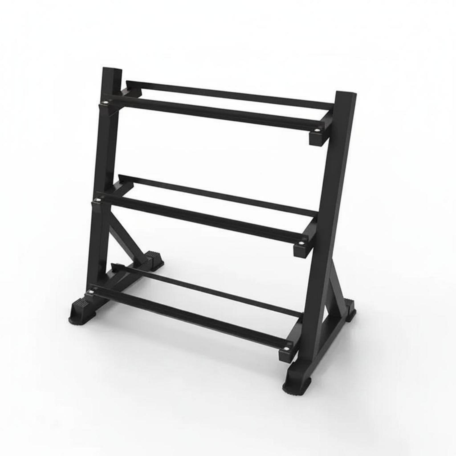 3段式ダンベルラック、省スペースの六角形ダンベルラック、ホー - Home Gym Usa のレビューと価格