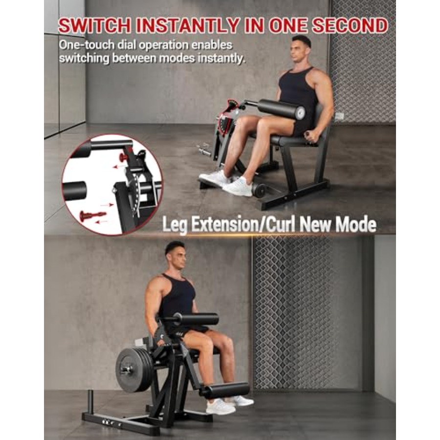 ホームジム用レッグエクステンション＆カールマシン、スチール製 - Home Gym Leg Extension のレビューと価格