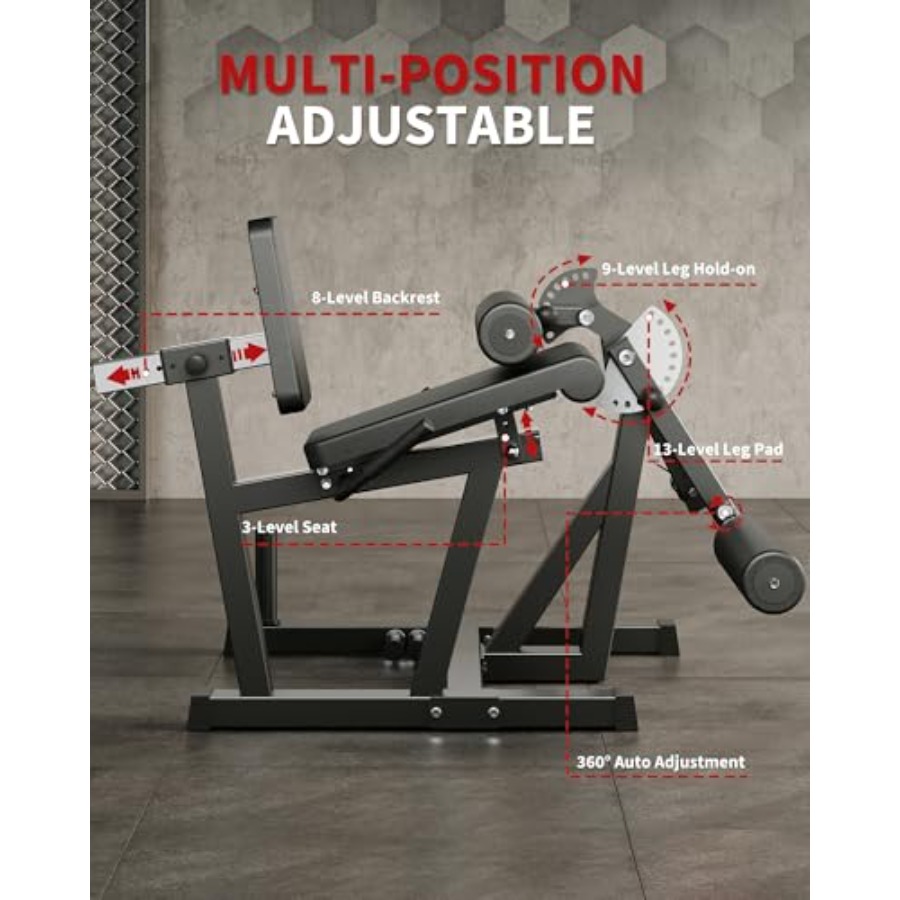 ホームジム用レッグエクステンション＆カールマシン、スチール製 - Home Gym Leg Extension のレビューと価格
