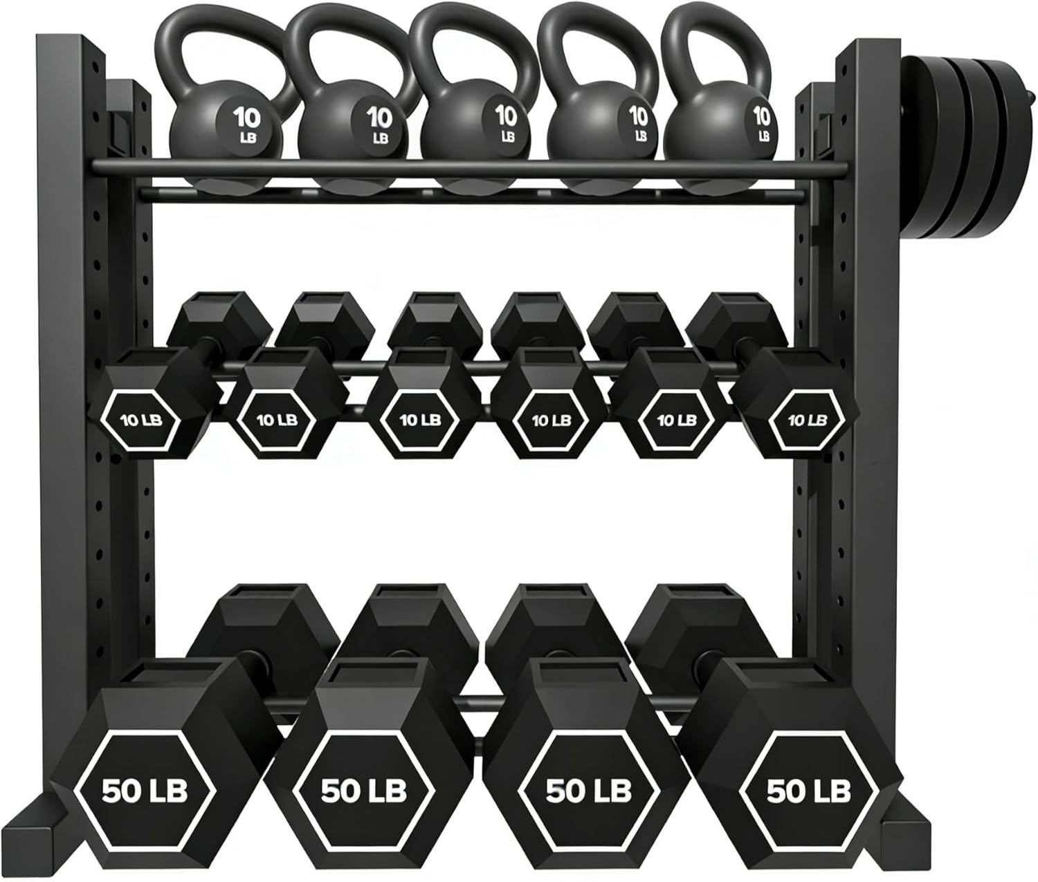 ホームジム用、スチール製、シルバーカラー、高さ調節可能、耐荷 - Home Gym Usa のレビューと価格