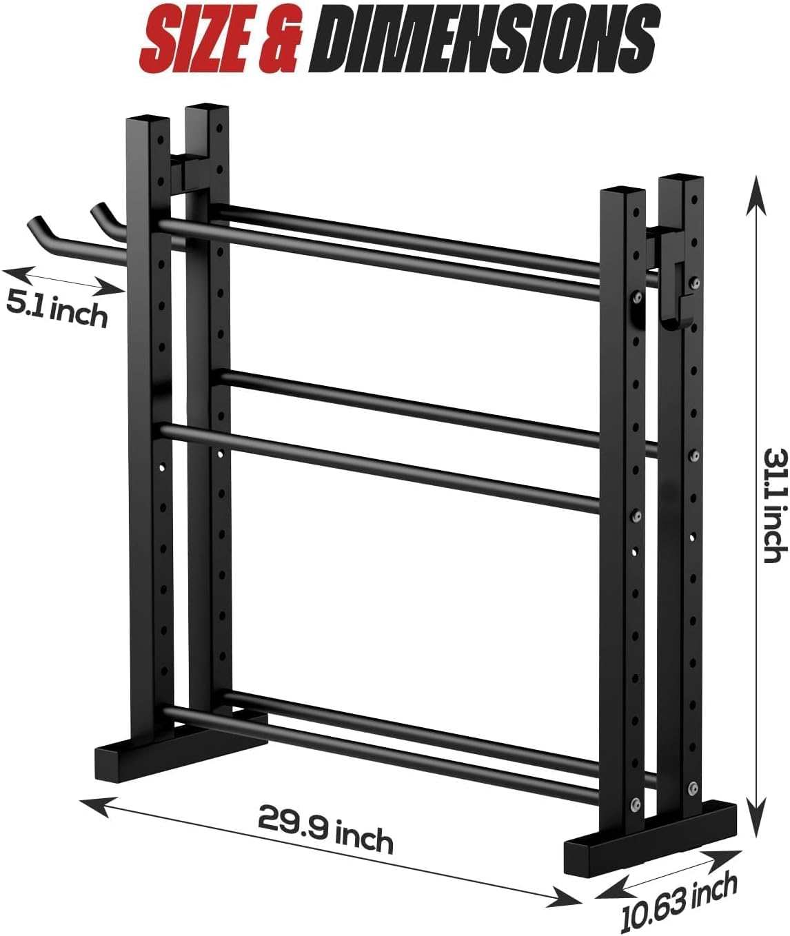 ホームジム用、スチール製、シルバーカラー、高さ調節可能、耐荷 - Home Gym Usa のレビューと価格