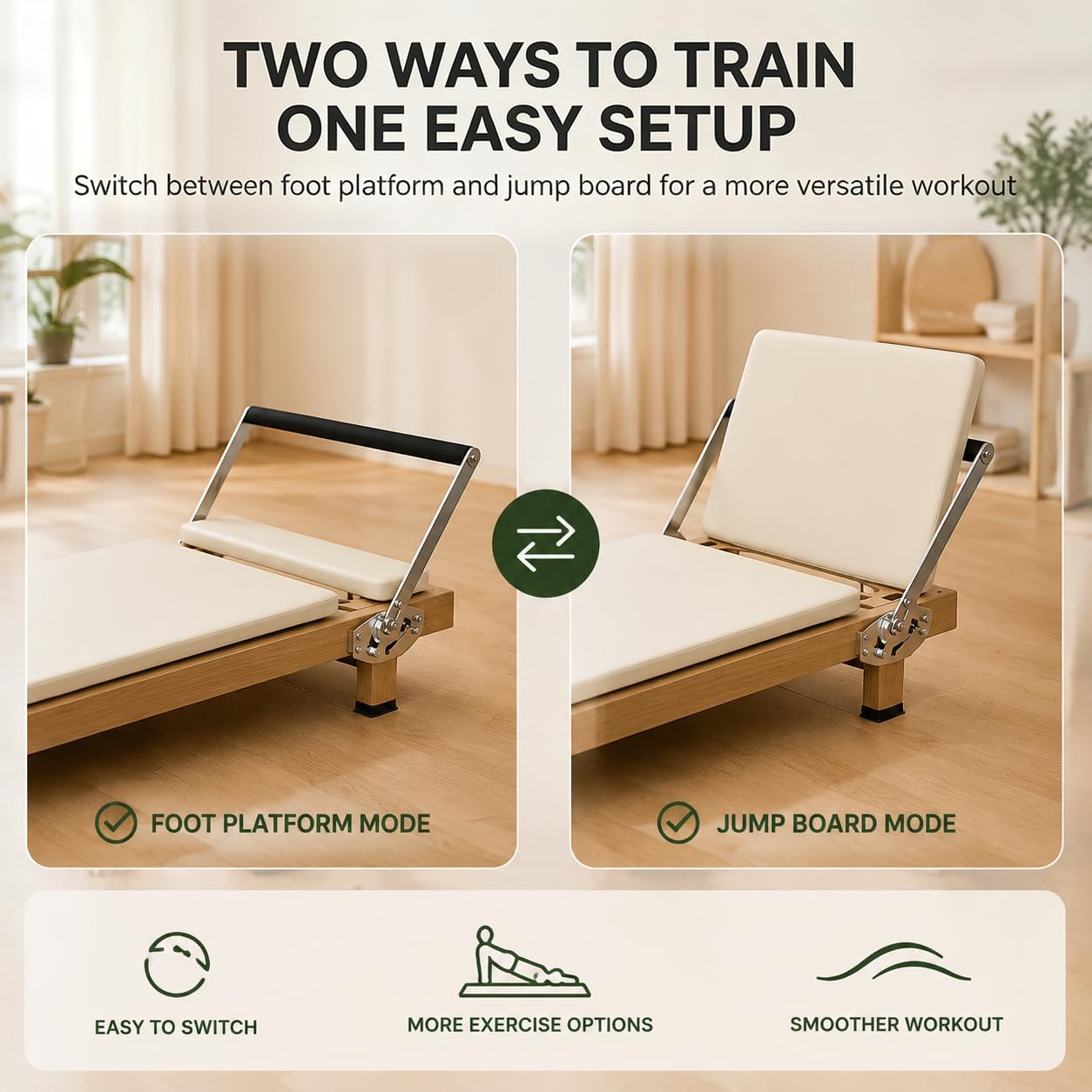 折りたたみ式ピラティスリフォーマー、ホームジム用全身フィット - Home Gym Pilates のレビューと価格