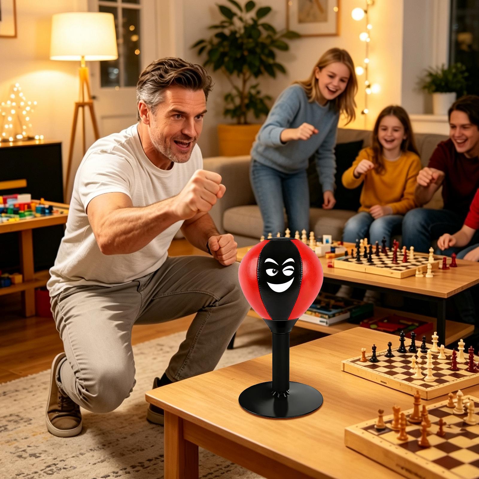 デスクトップパンチングバッグ 吸盤式テーブルボクシングトイ  - Home Gym Garage のレビューと価格
