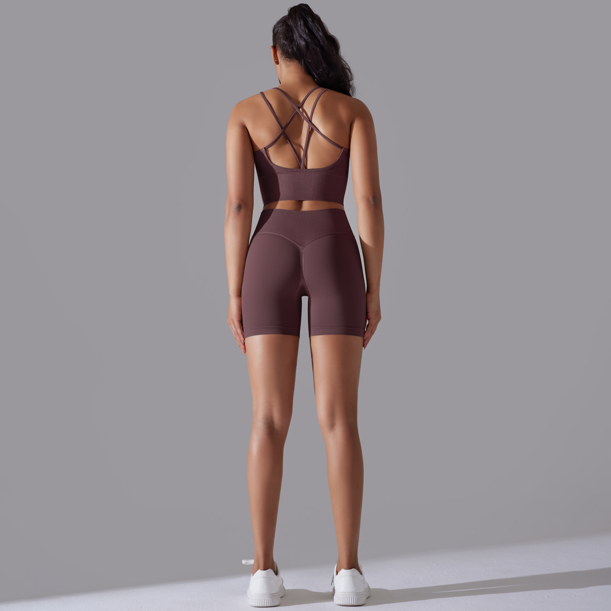 女性のためのシームレスなヨガトラックスーツ,セクシーなスポー - Home Gym Full Body のレビューと価格