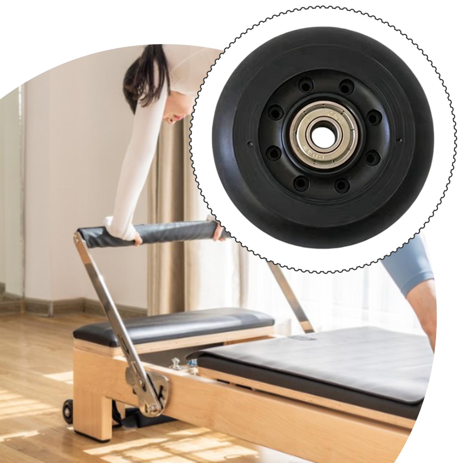 ピラティス リフォーマー ホイール ブラック 女性用 メンテ - Home Gym Pilates のレビューと価格