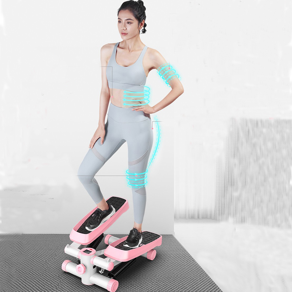 ポータブルホームジムミニフィットネスステッパー、LCDディス - Home Gym Mini のレビューと価格