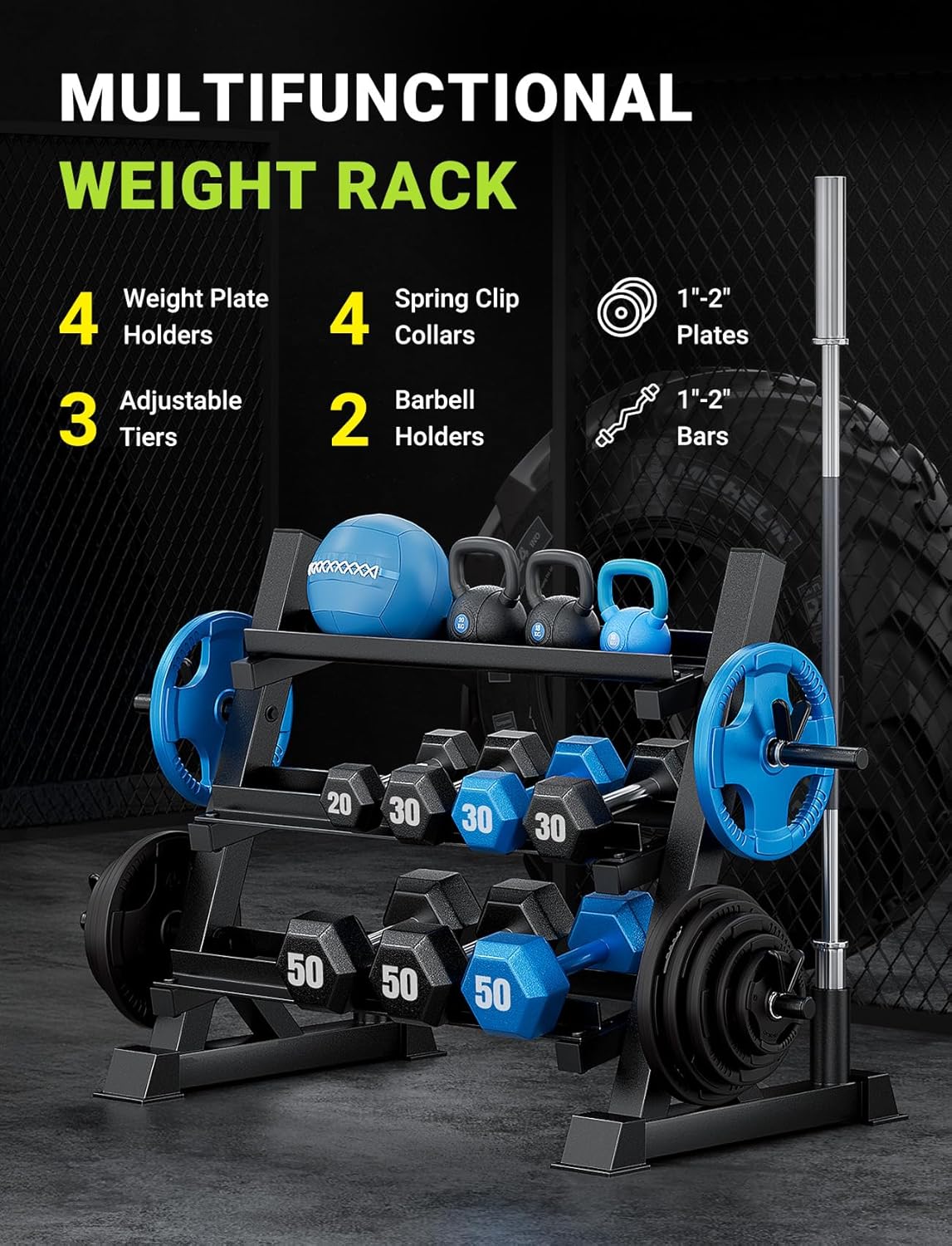 ホームジム用、頑丈な素材、ブラウンカラー、耐荷重1100ポン - Home Gym Usa のレビューと価格