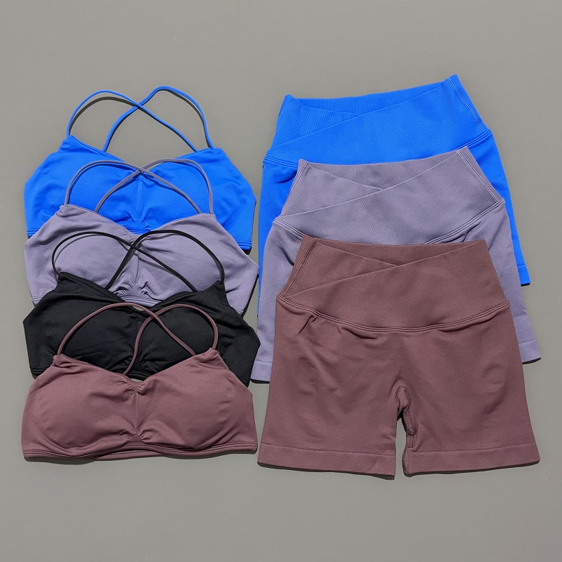 2ピース ビジョンジムセット レディース ヨガ クロップトッ - Home Gym Full Body のレビューと価格