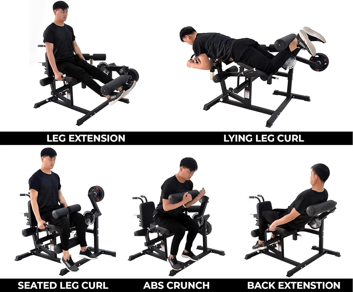 プレートローディング式調整可能レッグトレーニングマシン ホー - Home Gym Leg Extension のレビューと価格