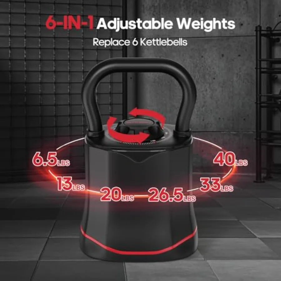 ホームジム調整可能ケトルベル 6-in-1 クイックスイッチ - Home Gym Full Body のレビューと価格