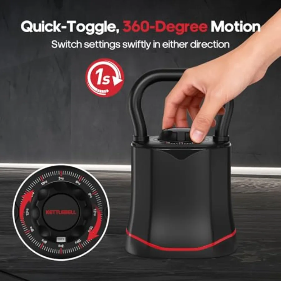 ホームジム調整可能ケトルベル 6-in-1 クイックスイッチ - Home Gym Full Body のレビューと価格