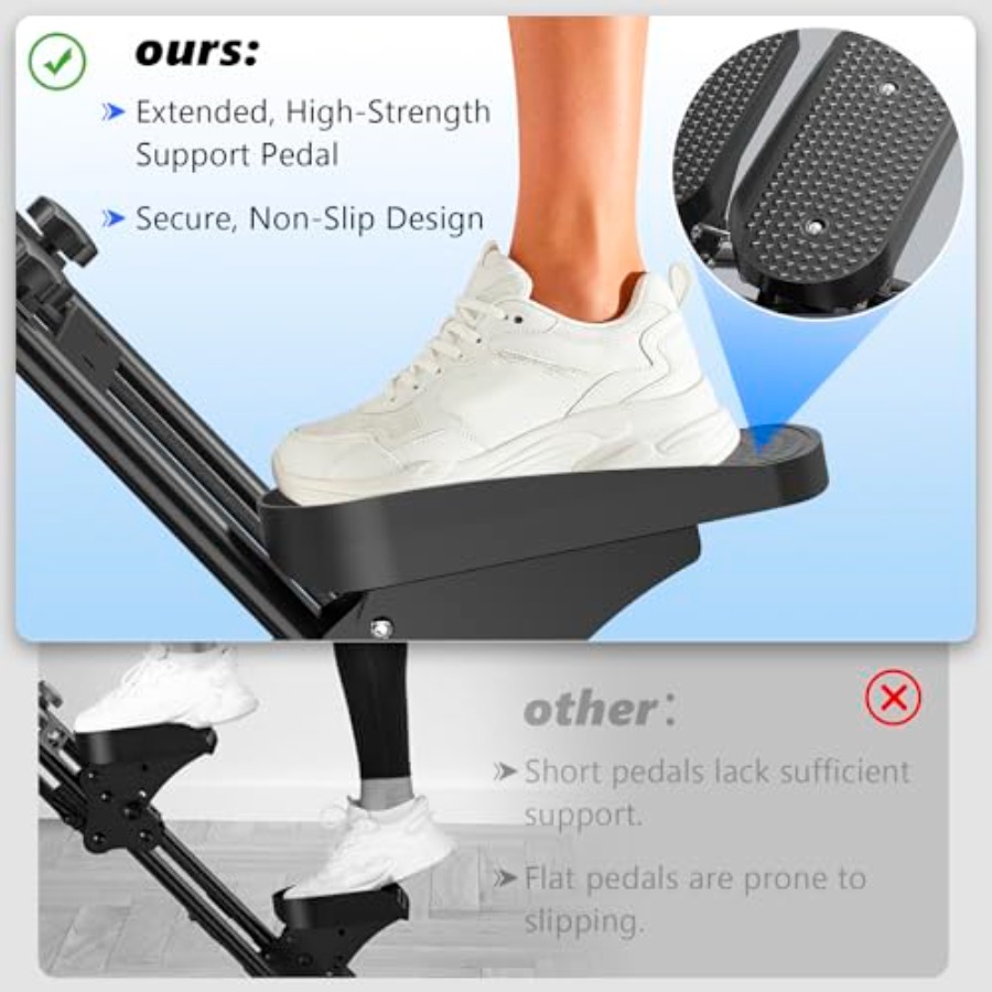 ホームジム用ステアステッパーマシン：折りたたみ式垂直クライマ - Home Gym Full Body のレビューと価格