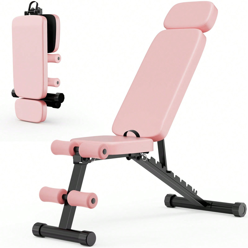 9段階調整可能なウェイトベンチ 折りたたみ式 ホームジム 全 - Home Gym Full Body のレビューと価格